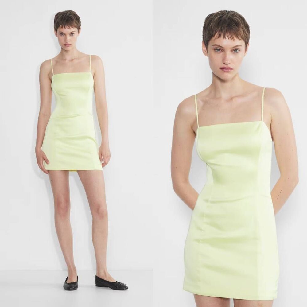 Sunday Best Shimmer Satin Dress 0 NWT $98